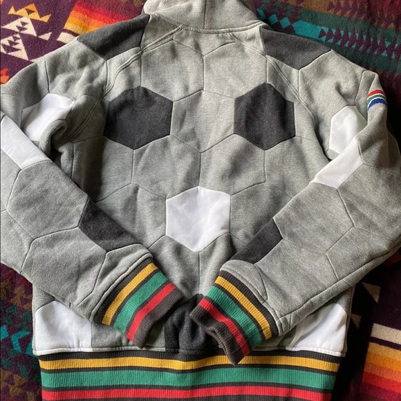 Nike Football Soccer S. Africa DISKI Rasta Jacket - Picture 6 of 7